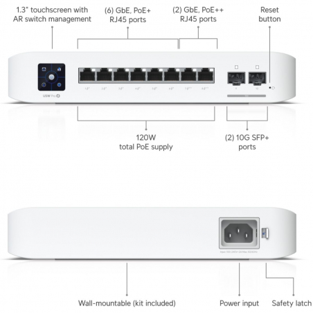 Switch Ubiquiti USW-ENTERPRISE-8-POE Switch Ubiquiti USW-ENTERPRISE-8-POE