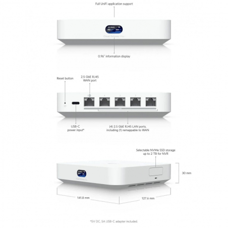 Router Cloud Gateway Ubiquiti UCG-MAX