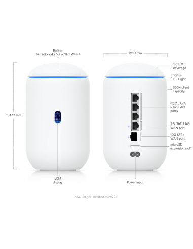 Router Ubiquiti UDR7 AP Wifi 7