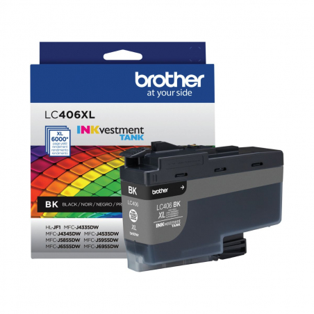 Cartucho de Tinta Brother LC406XLBKS Negro Original
