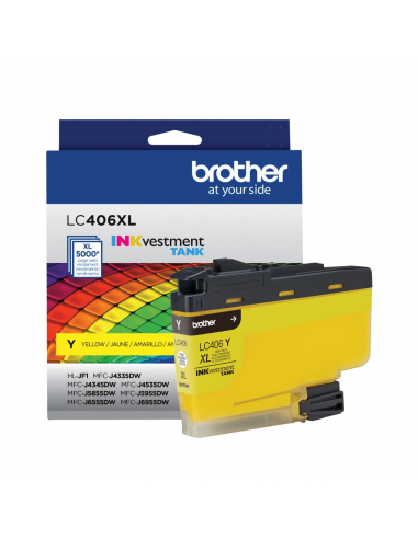 Cartucho de Tinta Brother LC406XLYS Amarillo Original