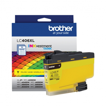 Cartucho de Tinta Brother LC406XLYS Amarillo Original
