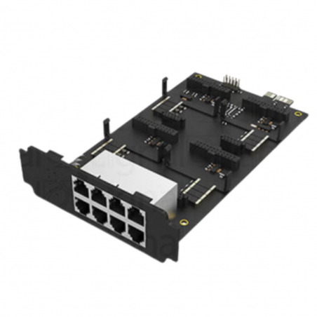 Placa de expansión Yeastar EX08 para 4 módulos SO/S2/O2/GSM p/S100/S300