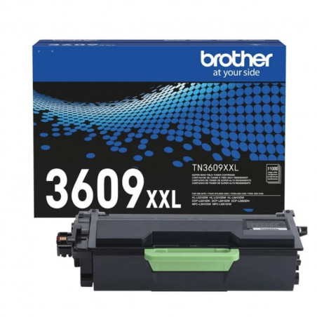 Cartucho Tóner Brother TN-3609XXL Negro Original