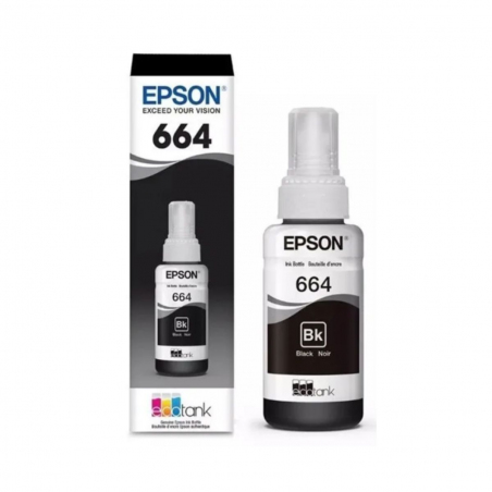 Botella de tinta EPSON T664120-AL Negro Para L200 L210 L355 L555
