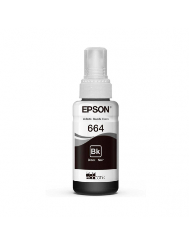 Botella de tinta EPSON T664120-AL Negro Para L200 L210 L355 L555