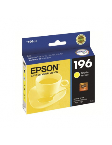 Cartucho EPSON  T196420-AL Amarillo Capacidad Estándar Para  XP-401 y Alta Capacidad XP-201