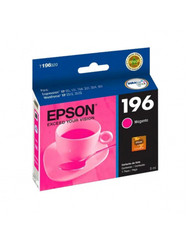 Cartucho EPSON  T196320-AL Magenta Capacidad Estandar Para XP-401 y Alta Capacidad XP-201