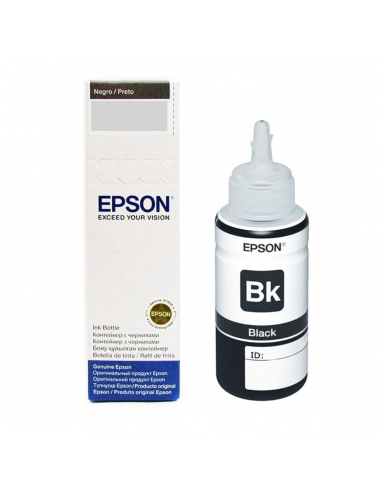 Botella de tinta EPSON T673120-AL Negro Para L800, L810, L850, L1800
