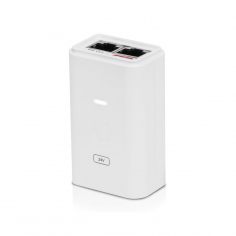 Inyector PoE Ubiquiti POE-24-7W-G-WH 24V 0.3A Gigabit 2