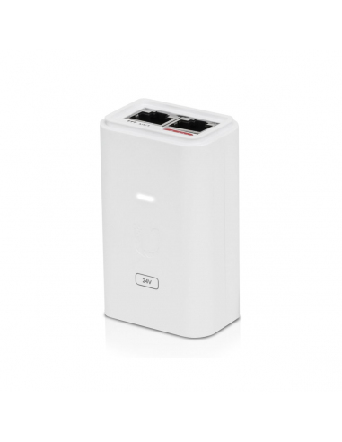 Inyector PoE Ubiquiti POE-24-7W-G-WH 24V 0.3A Gigabit