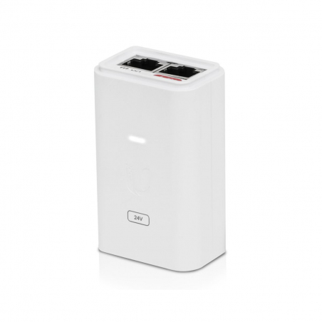 Inyector PoE Ubiquiti POE-24-7W-G-WH 24V 0.3A Gigabit