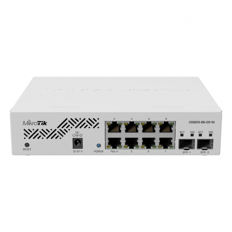 Switch MikroTik CSS610-8G-2S+IN 8 Puertos Ethernet - 2 Puertos SFP+