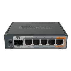 Router MikroTik RB760IGS hEX S - 5 Puertos Ethernet 1 Puerto SFP