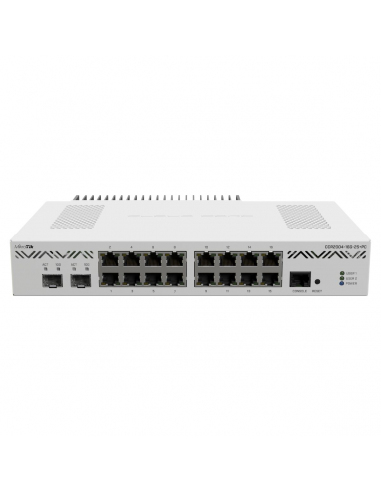 Router MikroTik CCR2004-16G-2S+PC - 16 Puertos Ethernet 2 Puertos SFP+