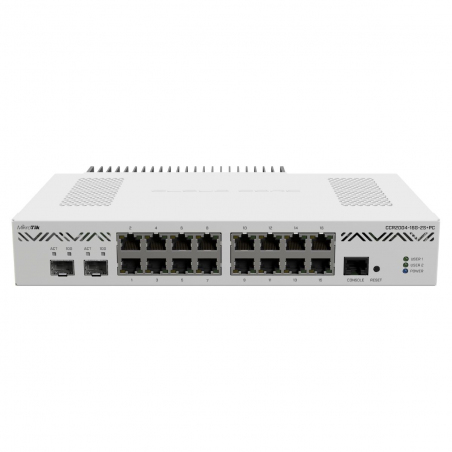 Router MikroTik CCR2004-16G-2S+PC - 16 Puertos Ethernet 2 Puertos SFP+