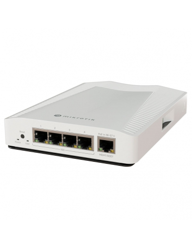 Router MikroTik CRS304-4XG-IN - 4 Puertos Ethernet 10G - 1 Puerto RJ-45
