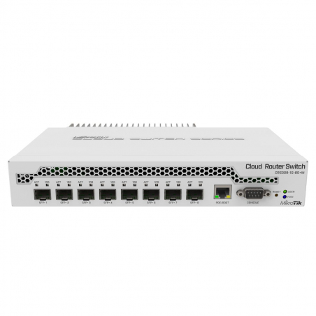 Switch MikroTik CRS309-1G-8S+IN - 8 Puertos SFP - 1 Puerto Ethernet