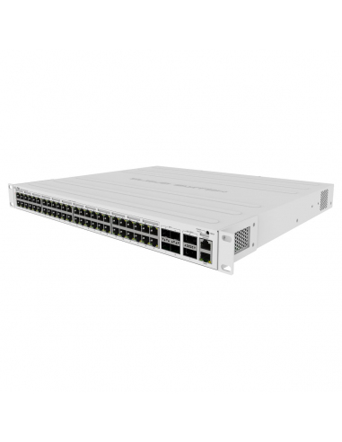 Switch MikroTik CRS354-48P-4S+2Q+RM - 48 Puertos Ethernet - 6 Puertos SFP