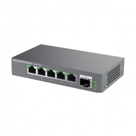 Switch Grandstream GWN7700MP - 5 Puertos Gigabit 2.5 - 1 Puerto SFP+