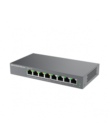 Switch Grandstream GWN7711P - 8 Puertos Gigabit Ethernet - 4 Puertos PoE