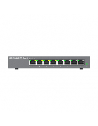 Switch Grandstream GWN7711P - 8 Puertos Gigabit Ethernet - 4 Puertos PoE