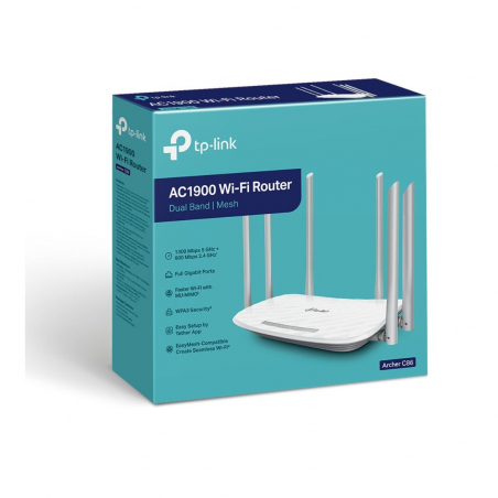 Router TP-LINK TL-ACHERC86 AC1900 - Inalámbrico