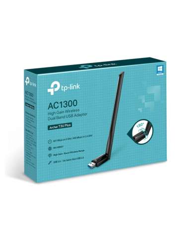 Adaptador USB TP-LINK Archer T3U Plus AC1300 - Inalámbrico de Doble Banda