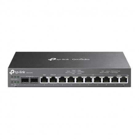 Router TP-LINK Omada ER7412-M2 - 12 Puertos WAN/LAN - 1 Puerto USB