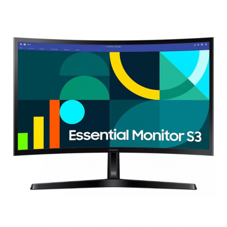 Monitor Samsung LS24D366GALX 24" Full HD Curvo