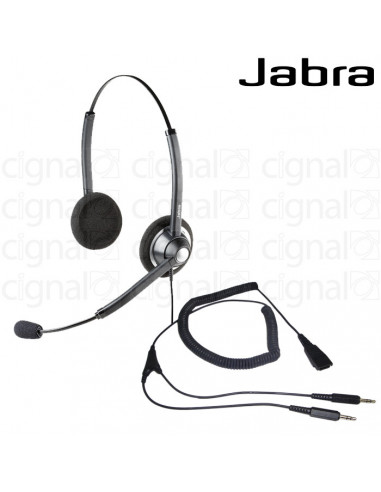 Headset Biaural Jabra Biz 1900 QD 3.5mm