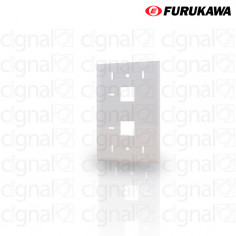 Faceplate Furukawa 2 Posiciones Blanco 35050053