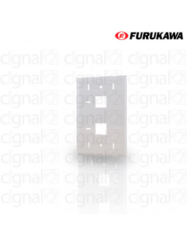 Faceplate Furukawa 2 Posiciones Blanco 35050053