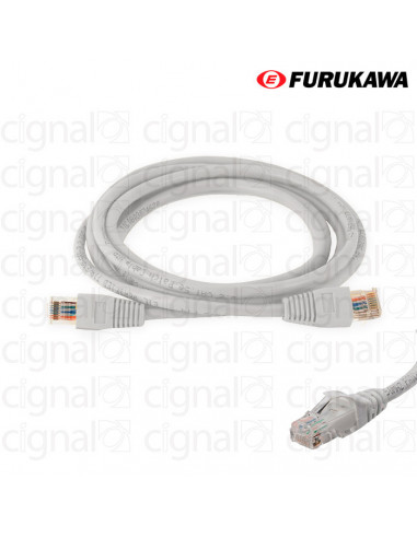 Patch Cord FURUKAWA 1,5mts CAT 6A Gris