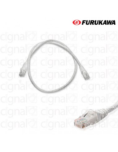 Patch Cord FURUKAWA 0,5mts CAT 6 Gris