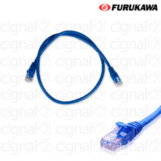 Patch Cord FURUKAWA 0,5mts CAT 5e Azul