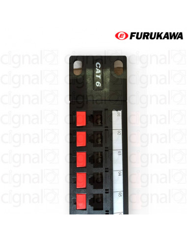 Patchera Furukawa 35030162 Multilan Categoria 6 24 puertos Rj45