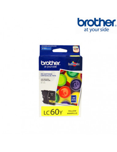 Cartucho de tinta Brother LC 60Y Amarillo