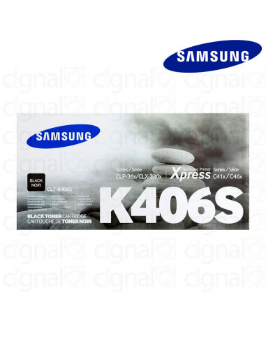 Cartucho Toner Samsung CLT-K406S NEGRO Cartucho Toner Samsung CLT-K406S NEGRO