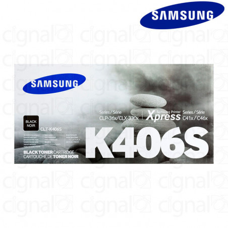 Cartucho Toner Samsung CLT-K406S NEGRO Cartucho Toner Samsung CLT-K406S NEGRO