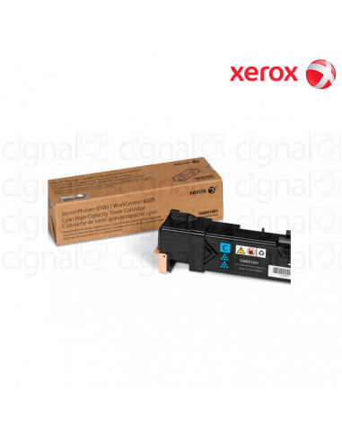 Cartucho Toner Xerox 106R01601 Cian de Alta Capacidad