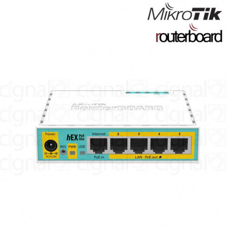Router MikroTik RB750UPR2 HEX Poe Lite