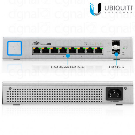 Switch UBIQUITI US-8-150W UniFi