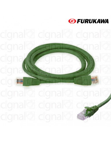 Patch Cord FURUKAWA 1,5mts CAT 5e Verde