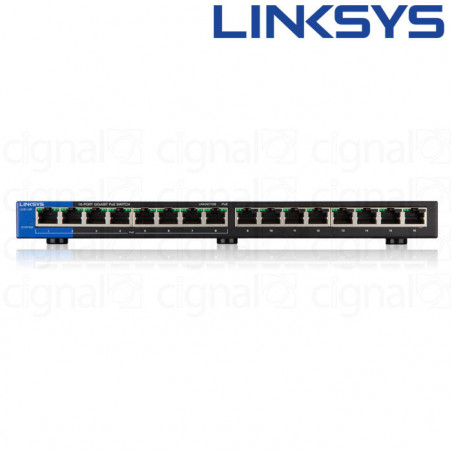 Switch Linksys LGS116P SMB 16 Puertos 10/100/1000 POE+ Switch Linksys LGS116P SMB 16 Puertos 10/100/1000 POE+