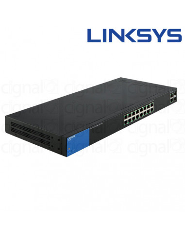 Switch Linksys LGS318P SMB 18 Puertos 10/100/1000 POE+