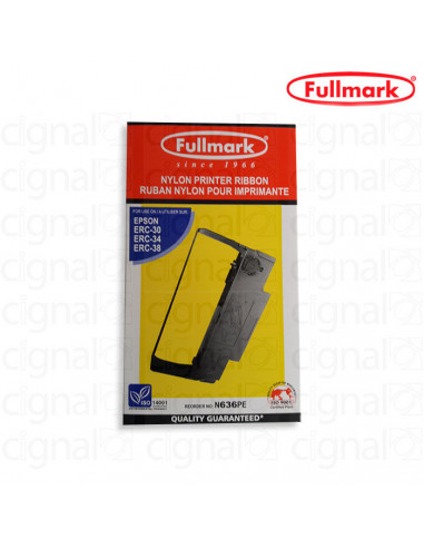 Cinta Fullmark N-636PE para impresoras  EPSON ERC 30 / 34 / 38 / TM 300 / TM 370 / TM 375 / TM 2000  / TMU 220