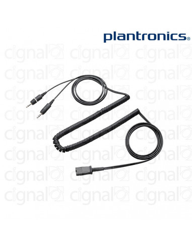 Cable Para PC Adaptador Plantronics QD/Plug de 3,5mm