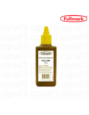 Tinta universal Fullmark  BI099YW100, 100 ml color Amarillo