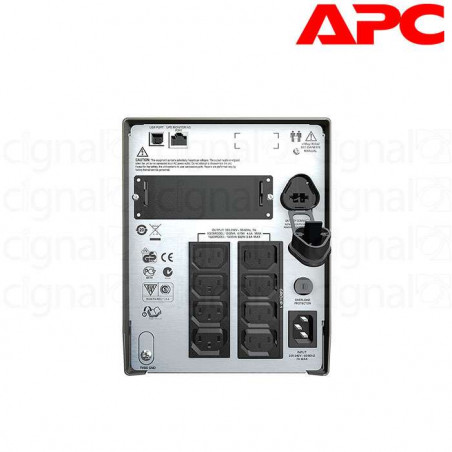 UPS Smart APC SMT1000i 1000VA con pantalla LCD, USB 230V UPS Smart APC SMT1000i 1000VA con pantalla LCD, USB 230V